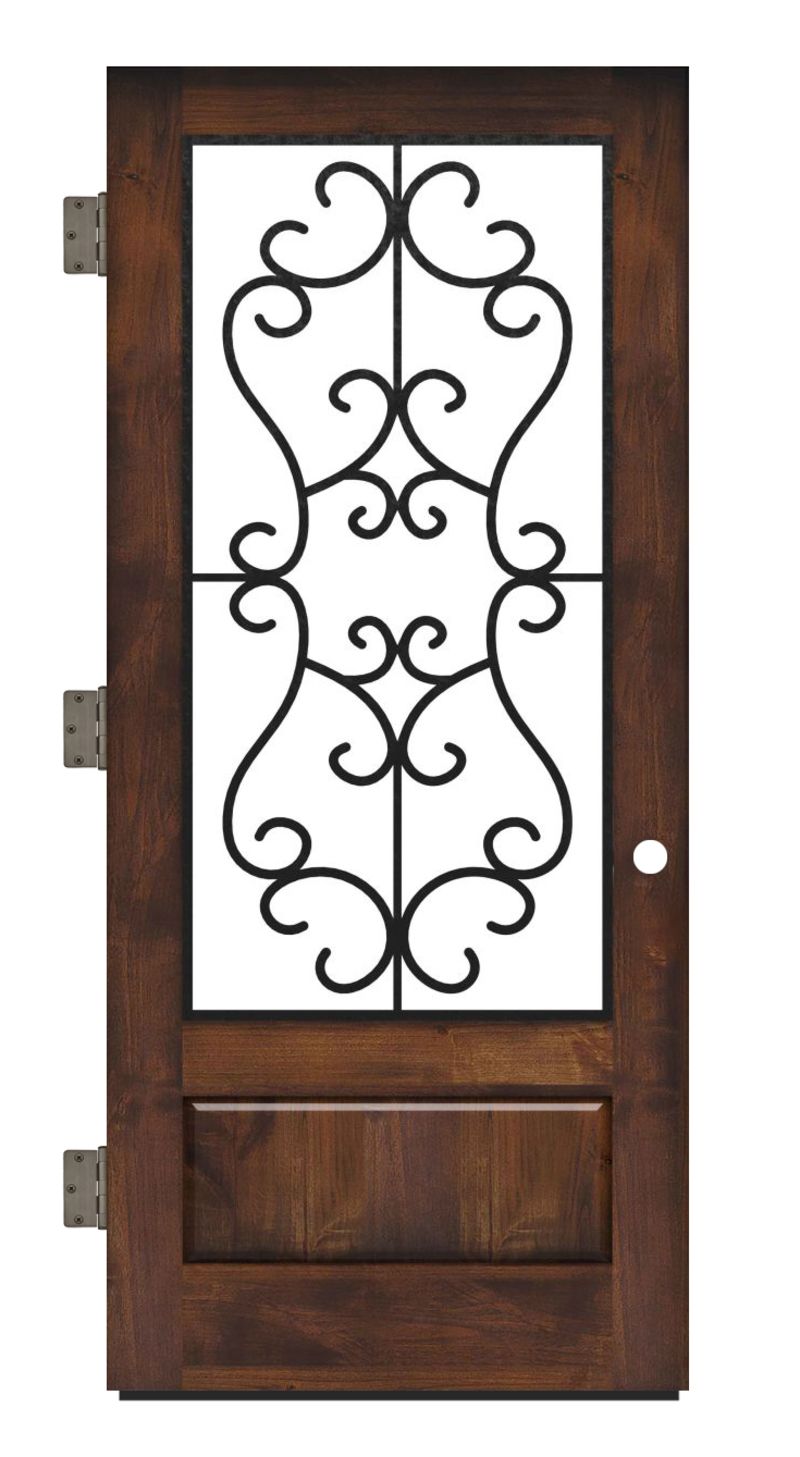 Manor Exterior Slab Door Rustica